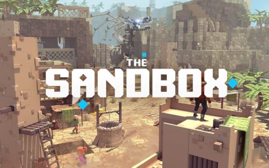 image de présentation de The Sandbox montrant les différentes possibilités graphiques du jeu en fond