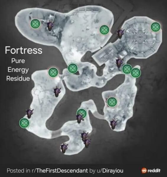 Comment débloquer les Caches Cryptées dans The First Descendant - image Carte Fortress sur The First Descendant