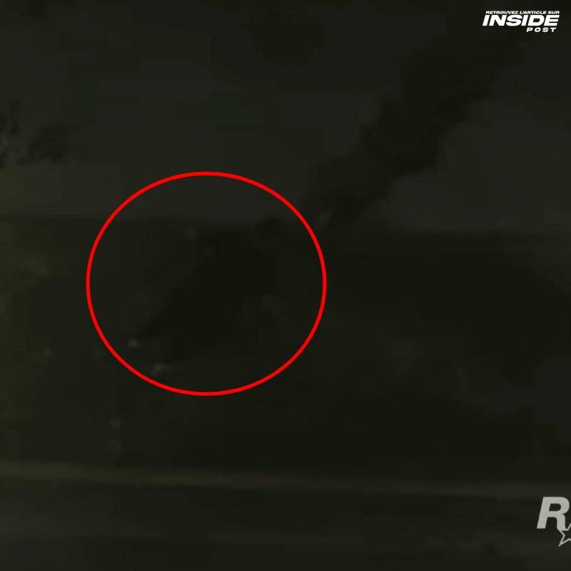 Des erreurs dans le trailer de GTA 6 prouvent qu'il a été fait avec le moteur du jeu - image Screenshot d'une des erreurs dans le trailer de GTA 6 : Un personnage en T-pose pendant toute la scène du donut