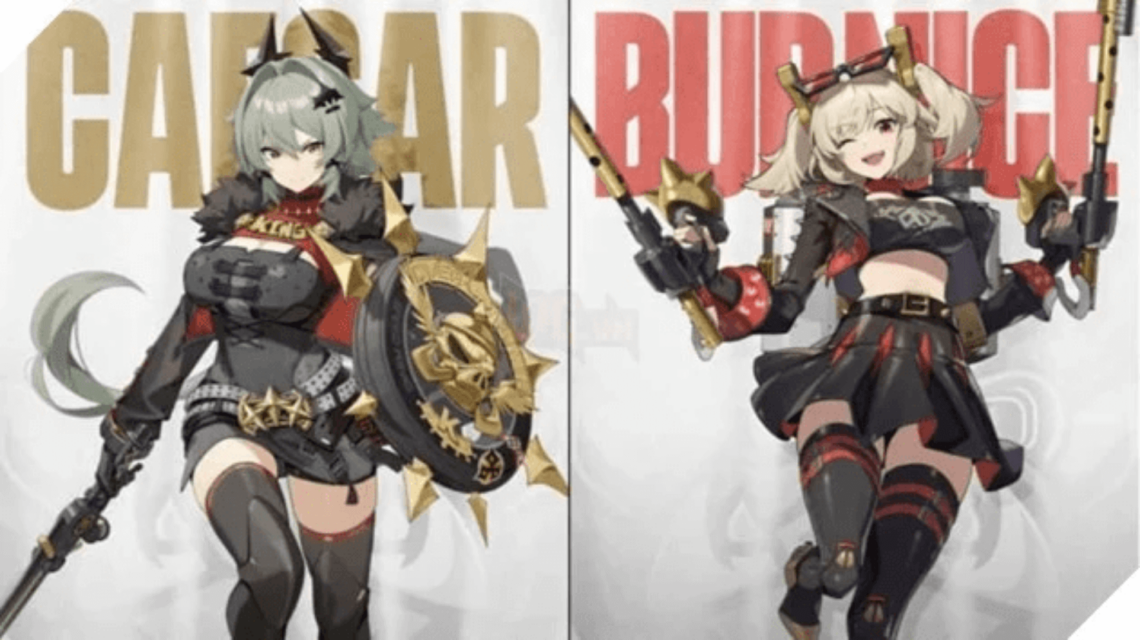 Images de Caesar King et Burnice dans Zenless Zone Zero 1.2