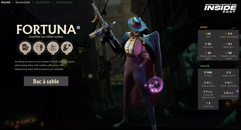 Deadlock : Tout ce que vous devez savoir sur les héros et leurs capacités dans l'alpha du FPS MOBA de Valve - image Héros Fortuna (Wraith) de Deadlock - Guide