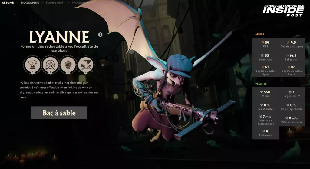 Deadlock : Tout ce que vous devez savoir sur les héros et leurs capacités dans l'alpha du FPS MOBA de Valve - image Héros Lyanne (Ivy) de Deadlock - Guide