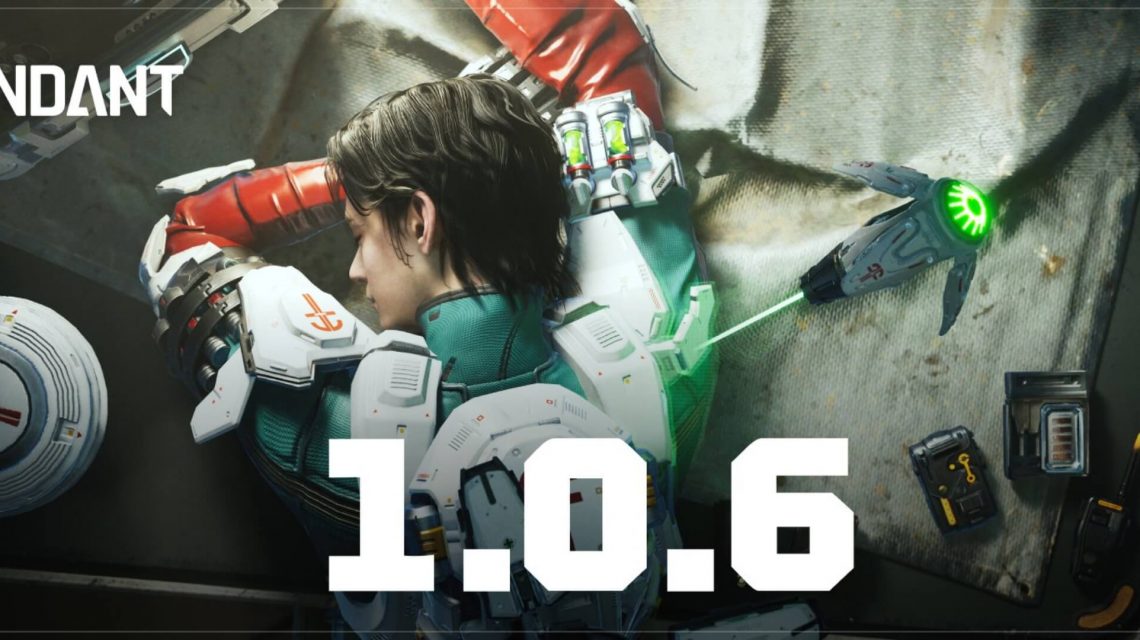 The First Descendant frappe fort avec la mise à jour 1.06 et une pluie de récompenses - image Image d'annonce du patch 1.06 de The First Descendant montrant un Descendant dont on répare l'armure