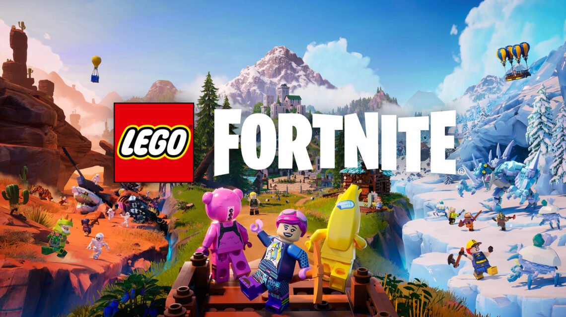 Fortnite Patch 30.40 voyage rapide et nouveautés dans le mode LEGO - image Bannière du jeu LEGO Fortnite montrant tous les mondes disponibles sur le jeu