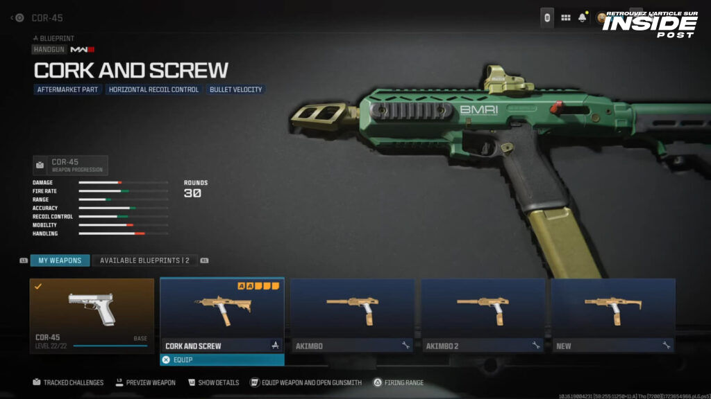 Comment équiper le COR-45 dans Warzone Saison 5 : à deux doigts de la triche ! - image Configuration du COR 45 dans Warzone