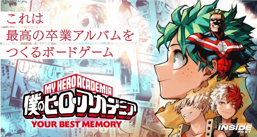 Death Note et My Hero Academia de retour cet Hiver 2024 ! - image Image d'illustration du jeu de société My Hero Academia Your Best Memory