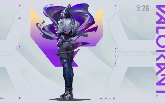 Artwork de Riot Games présentant l'agent Vyse sur Valorant