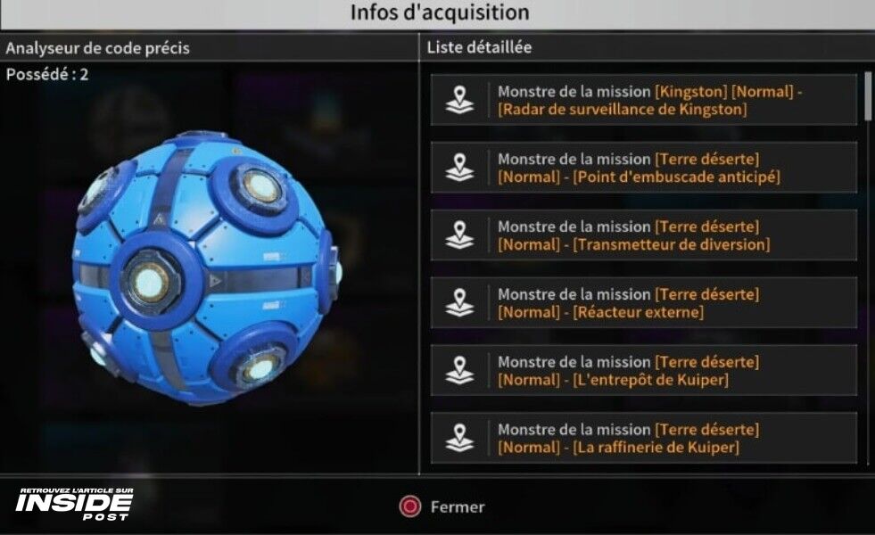 Comment débloquer les Caches Cryptées dans The First Descendant - image Screenshot d'un Analyseur de Codes de The First Descendant