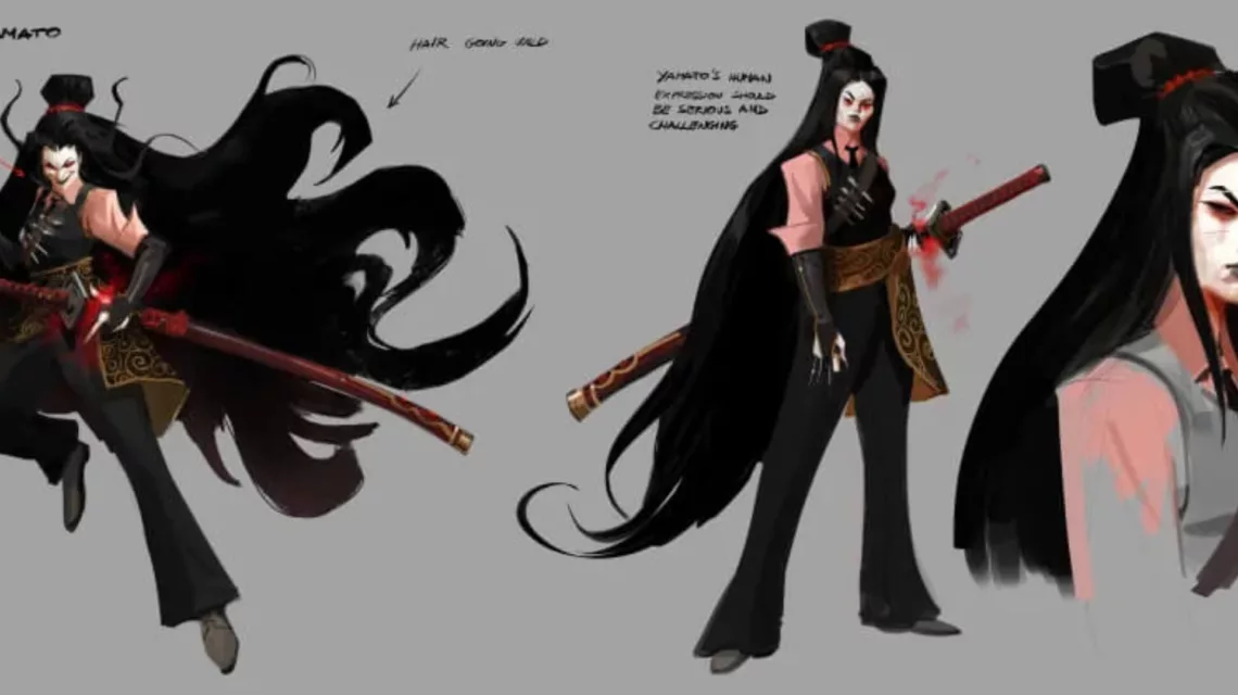 Yamato de Deadlock : Un Re-design Terrifiant en Yokai Dévoilé par Valve - image Deadlock yamato new design