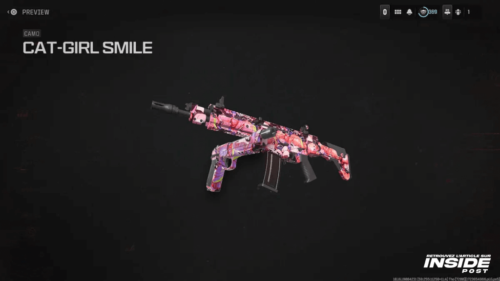 Découvrez Comment Débloquer le Camouflage Ultra Rare Cat-Girl Smile dans MW3 Avant qu'il Ne Disparaisse! - image Screenshot du skin ultime de Echo Endo Live : le Cat-Girl Smile