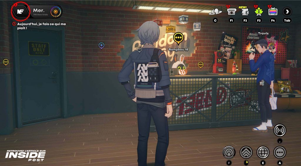 Tous les codes gratuits Zenless Zone Zero disponibles et comment les activer - image image illustrant comment se rendre dans le menu pour activer les codes de Zenless Zone Zero