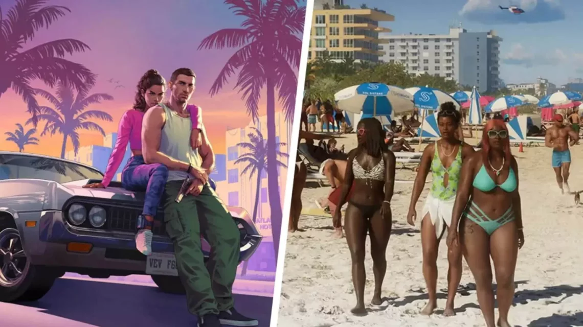 La carte immense de GTA VI cache une nouvelle ville supplémentaire à explorer - image Montage basé sur des images tirées du teaser de GTA VI