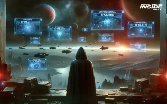 Image inspirée de Star Wars Outlaws montrant des spoilers attaquant le vaisseau d'un Sith