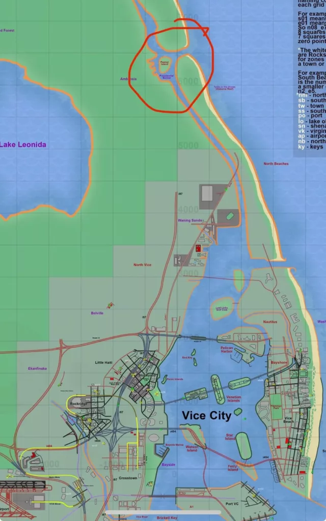 La Carte de GTA 6 a parlé : le Bunker Présidentiel a été repéré dans le jeu - image La carte de GTA 6 selon le groupe GTA VI Mapping Project