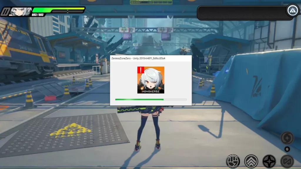 Comment résoudre le plantage Unity de Zenless Zone Zero sur GPU Intel - image Screenshot de Unity dans Zenless Zone Zero
