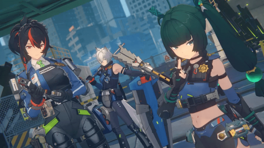 Zenless Zone Zero 1.1 un gros évènement, un nouvel arc - image Image extraite du trailer de Zenless Zone Zero 1.1 montrant Qingyi, Zhu Yuan et Sett Lowell