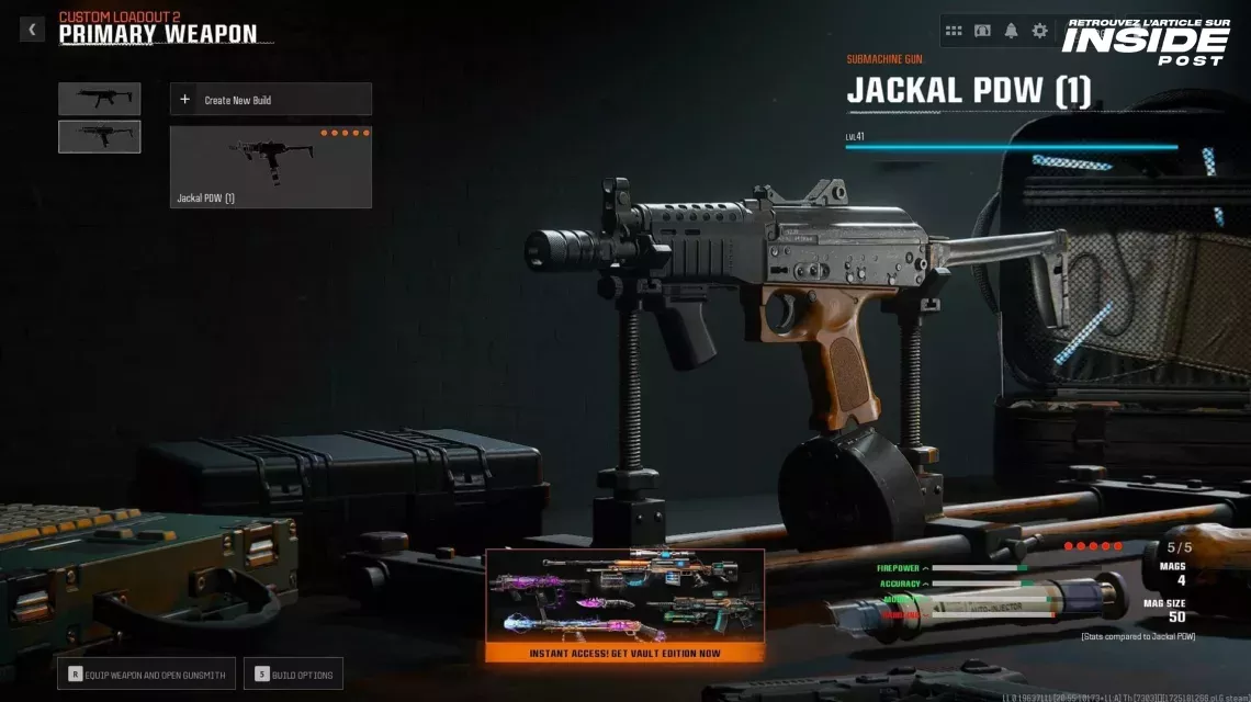 jackal PDW sur Black Ops 6