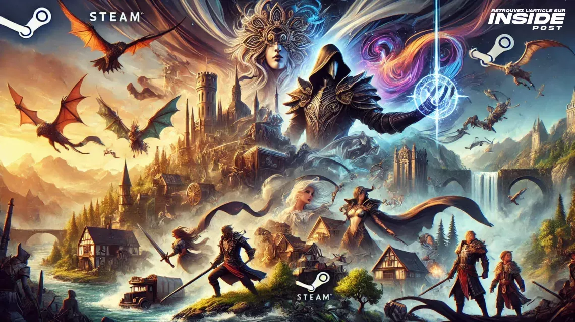 Concept art sur l'offre de Balldur's Gate 3 sur Steam