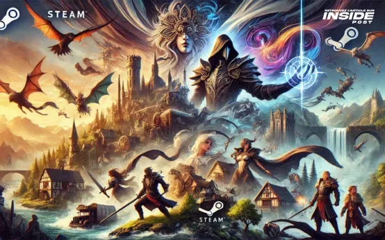 Concept art sur l'offre de Balldur's Gate 3 sur Steam