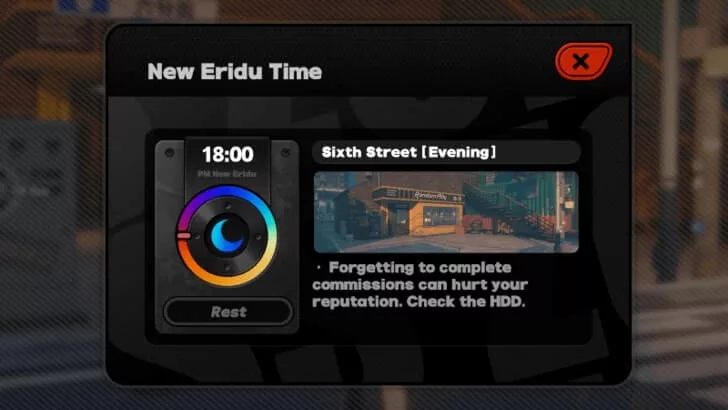 Comment passer le temps dans Zenless Zone Zero : Guide complet - image Menu pour passer le temps dans Zenless Zone Zero