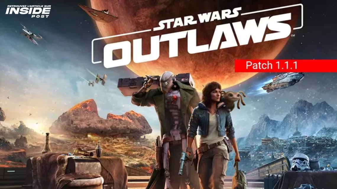 Patch 1.1.1 de Star Wars Outlaws : Améliorations et Correctifs Essentiels pour la Version PC - image bannière de Star Wars Outlaws Patch 1.1.1